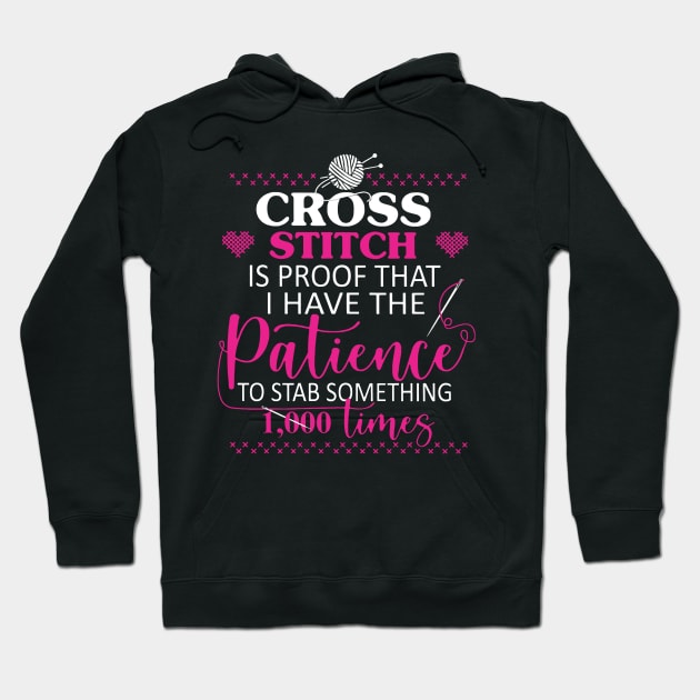 Cross Stitch Is Proof That Hoodie by madyharrington02883